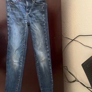 High rise jeggings